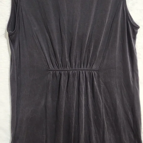 Anthropologie Maeve Cara dress black/charcoal cowl neck shift size small - Picture 6 of 7